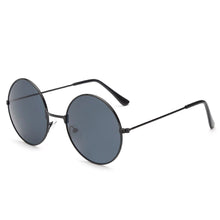 Carica l&#39;immagine nel visualizzatore di Gallery, DCM Round Sunglasses Women Retro Gold Silver Black Frame Unisex Eyewear Female Male Sun Glasses  Oculos Gafas