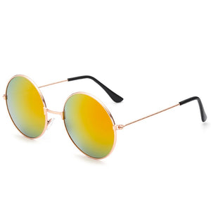 DCM Round Sunglasses Women Retro Gold Silver Black Frame Unisex Eyewear Female Male Sun Glasses  Oculos Gafas