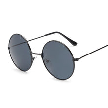 Carica l&#39;immagine nel visualizzatore di Gallery, DCM Round Sunglasses Women Retro Gold Silver Black Frame Unisex Eyewear Female Male Sun Glasses  Oculos Gafas