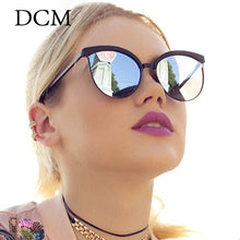 Load image into Gallery viewer, DCM Newest Cat Eye Sunglasses Women Brand Designer Mirror Lens Cateye Sun Glasses For Female UV400