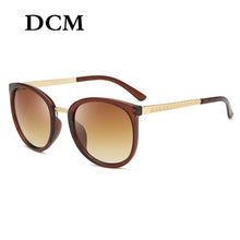 Load image into Gallery viewer, DCM Round Sunglasses Women Vintage Gradient UV400 Sunglass Female Brand Designer Sun Glasses Female Oculos UV400