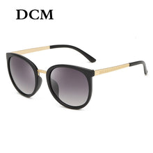 Load image into Gallery viewer, DCM Round Sunglasses Women Vintage Gradient UV400 Sunglass Female Brand Designer Sun Glasses Female Oculos UV400