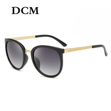 Load image into Gallery viewer, DCM Round Sunglasses Women Vintage Gradient UV400 Sunglass Female Brand Designer Sun Glasses Female Oculos UV400