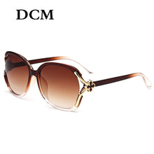 Load image into Gallery viewer, DCM Vintage Sunglasses Women Brand Designer Oval Big Frame Sun Glasses Lunette De Soleil UV400