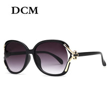 Load image into Gallery viewer, DCM Vintage Sunglasses Women Brand Designer Oval Big Frame Sun Glasses Lunette De Soleil UV400