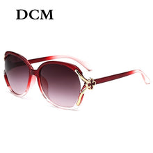 Load image into Gallery viewer, DCM Vintage Sunglasses Women Brand Designer Oval Big Frame Sun Glasses Lunette De Soleil UV400