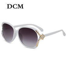 Load image into Gallery viewer, DCM Vintage Sunglasses Women Brand Designer Oval Big Frame Sun Glasses Lunette De Soleil UV400
