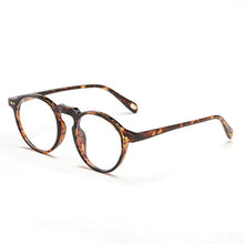 Carica l&#39;immagine nel visualizzatore di Gallery, DDDLONG Round Anti Blue Light Glasses Prescription Eyeglasses Frame For Men Women Optical Eyewear D36