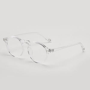 DDDLONG Round Anti Blue Light Glasses Prescription Eyeglasses Frame For Men Women Optical Eyewear D36