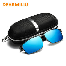 Load image into Gallery viewer, DEARMILIU 2023 Men&#39;s Square Polarized Sunglasses Alloy Colorful Film Dustproof Driving Glasses Series men sunglasses 124
