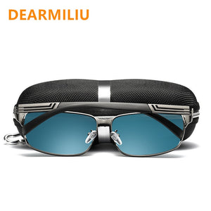 DEARMILIU 2023 Men's Square Polarized Sunglasses Alloy Colorful Film Dustproof Driving Glasses Series men sunglasses 124
