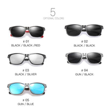 Load image into Gallery viewer, DEARMILIU Aluminum-Magnesium Polarized Square Sunglasses Men Brand Designer Eyewear Fishing Sun Glasses Women Retro Outdoor