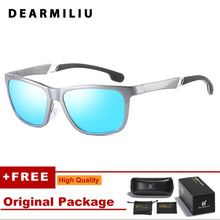 Load image into Gallery viewer, DEARMILIU Aluminum-Magnesium Polarized Square Sunglasses Men Brand Designer Eyewear Fishing Sun Glasses Women Retro Outdoor