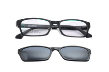 Load image into Gallery viewer, DEDING Glasses With Magnetic Clip On Sunglasses Myopia Driving Glasses Polarized Sunglasses Clip On Dual Purpose DD1416