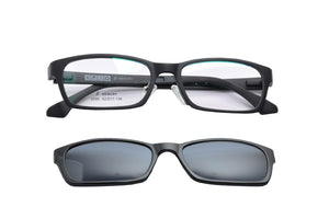DEDING Glasses With Magnetic Clip On Sunglasses Myopia Driving Glasses Polarized Sunglasses Clip On Dual Purpose DD1416