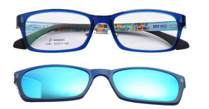 DEDING Glasses With Magnetic Clip On Sunglasses Myopia Driving Glasses Polarized Sunglasses Clip On Dual Purpose DD1416