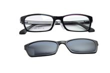 Load image into Gallery viewer, DEDING Glasses With Magnetic Clip On Sunglasses Myopia Driving Glasses Polarized Sunglasses Clip On Dual Purpose DD1416