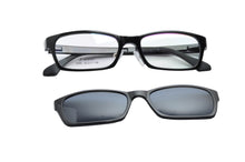 Load image into Gallery viewer, DEDING Glasses With Magnetic Clip On Sunglasses Myopia Driving Glasses Polarized Sunglasses Clip On Dual Purpose DD1416