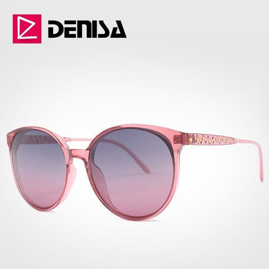 DENISA 100%UV400 Polarized Sunglasses Round Oversized Sunglasses Women 2023 Vintage Driving Glasses Sun Glasses For Women G29904
