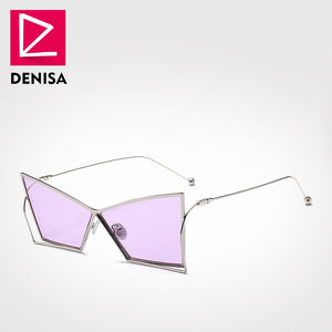 DENISA  2023 Vintage Butterfly Sunglasses Women Trendy Cat Eye Sun Glasses Girls UV400 lunette de soleil femme GZ1075