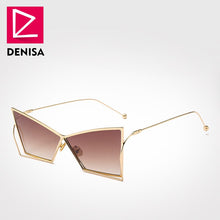 Load image into Gallery viewer, DENISA  2023 Vintage Butterfly Sunglasses Women Trendy Cat Eye Sun Glasses Girls UV400 lunette de soleil femme GZ1075