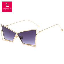 Load image into Gallery viewer, DENISA  2023 Vintage Butterfly Sunglasses Women Trendy Cat Eye Sun Glasses Girls UV400 lunette de soleil femme GZ1075