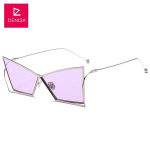 DENISA  2023 Vintage Butterfly Sunglasses Women Trendy Cat Eye Sun Glasses Girls UV400 lunette de soleil femme GZ1075