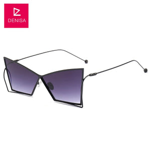 DENISA  2023 Vintage Butterfly Sunglasses Women Trendy Cat Eye Sun Glasses Girls UV400 lunette de soleil femme GZ1075
