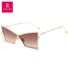 Load image into Gallery viewer, DENISA  2023 Vintage Butterfly Sunglasses Women Trendy Cat Eye Sun Glasses Girls UV400 lunette de soleil femme GZ1075