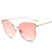 Load image into Gallery viewer, Vintage Cat Eye Sunglasses Shades For Women Trendy Retro Sun Glasses Women Mirror Eyewear Metal Frame UV400 Oculos