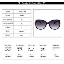 Load image into Gallery viewer, DIGUYAO Brand 2023 Lady  vintage Oval Sunglasses Women shades Elegant Goggles Female Sun Glasses oculos de sol feminino