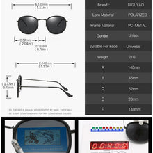 Load image into Gallery viewer, DIGUYAO Hexagon retro Reflective polarized Sunglasses Men Sun glasses Stainless Steel Women Shades lunette de soleil homme