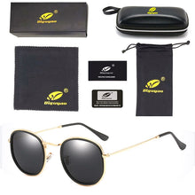 Load image into Gallery viewer, DIGUYAO Hexagon retro Reflective polarized Sunglasses Men Sun glasses Stainless Steel Women Shades lunette de soleil homme