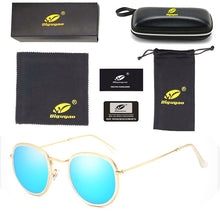 Load image into Gallery viewer, DIGUYAO Hexagon retro Reflective polarized Sunglasses Men Sun glasses Stainless Steel Women Shades lunette de soleil homme