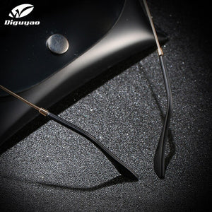 DIGUYAO Hexagon retro Reflective polarized Sunglasses Men Sun glasses Stainless Steel Women Shades lunette de soleil homme