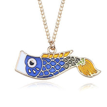 Load image into Gallery viewer, DIY Cartoon Enamel Dragon Bird Fox Rabbit Pendant Chinchilla Cat Necklace For Women Kawaii Animal Family Choker Jewelry Collares