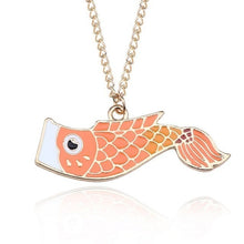 Load image into Gallery viewer, DIY Cartoon Enamel Dragon Bird Fox Rabbit Pendant Chinchilla Cat Necklace For Women Kawaii Animal Family Choker Jewelry Collares