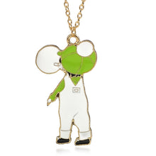 Load image into Gallery viewer, DIY Cartoon Enamel Dragon Bird Fox Rabbit Pendant Chinchilla Cat Necklace For Women Kawaii Animal Family Choker Jewelry Collares