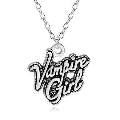 DIY Letter Necklace Lettering Wolf Girl Pendant Vampire Girl Paw Pendants&Necklaces Hop Unisex Neo-Gothic Dropshipping