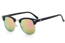 Load image into Gallery viewer, DJXFZLO 2023 Half Metal Sunglasses Men/Women Brand Designer Retro Rivet  Lens Sun Glasses Female Oculos