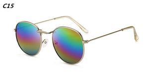 Luxury Sunglasses Women/Men Brand Designer Glasses Lady Oval Sun Glasses Small Metal Frame  Oculos De Sol Gafas