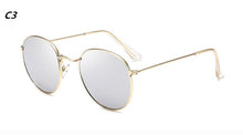 Load image into Gallery viewer, Luxury Sunglasses Women/Men Brand Designer Glasses Lady Oval Sun Glasses Small Metal Frame  Oculos De Sol Gafas
