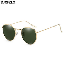 Load image into Gallery viewer, Luxury Sunglasses Women/Men Brand Designer Glasses Lady Oval Sun Glasses Small Metal Frame  Oculos De Sol Gafas