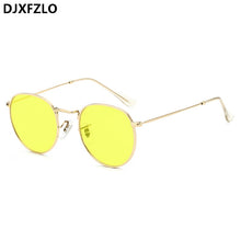 Load image into Gallery viewer, Luxury Sunglasses Women/Men Brand Designer Glasses Lady Oval Sun Glasses Small Metal Frame  Oculos De Sol Gafas