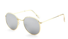 Load image into Gallery viewer, Retro oval sunglasses Women/Men  brand designer vintage small black Red Yellow  shades sun glasses Oculos De Sol