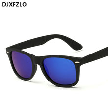 Load image into Gallery viewer, DJXFZLO unisex reflective vintage sunglasses men brand rivets designer sunglasses ladies sun glasses Oculos de sol