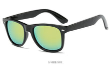Load image into Gallery viewer, DJXFZLO unisex reflective vintage sunglasses men brand rivets designer sunglasses ladies sun glasses Oculos de sol