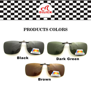 DL024 Unisex Square Driving Polarized Sunglasses Women Men Oversized Ultra Light Metal Frame Clip On Sun Glasses uv400