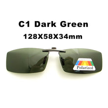 Carica l&#39;immagine nel visualizzatore di Gallery, DL024 Unisex Square Driving Polarized Sunglasses Women Men Oversized Ultra Light Metal Frame Clip On Sun Glasses uv400