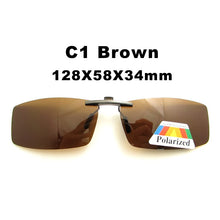 Carica l&#39;immagine nel visualizzatore di Gallery, DL024 Unisex Square Driving Polarized Sunglasses Women Men Oversized Ultra Light Metal Frame Clip On Sun Glasses uv400